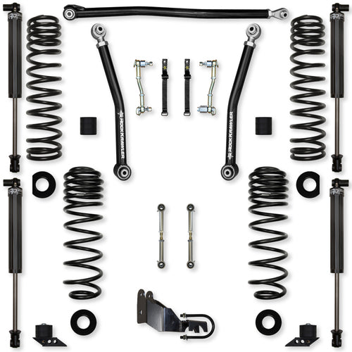 ROCK KRAWLER 3.5IN STAGE 1 FLEX SYSTEM LIFT KIT JL 4dr